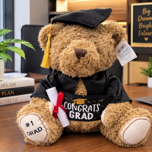 #1 Grad Bear with Hat