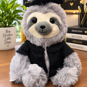 Grad Sloth with Hat